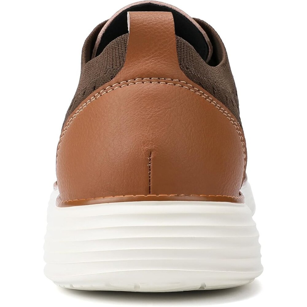 ⚡Men's Brown Oxfords Business Mesh Breathable Tennis Comfortable Walking Shoes - Picture 6 of 9